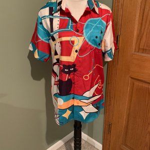 MENS LIGHT WEIGHT COLLARED SHIRT WITH POCKET SIZE M  #388